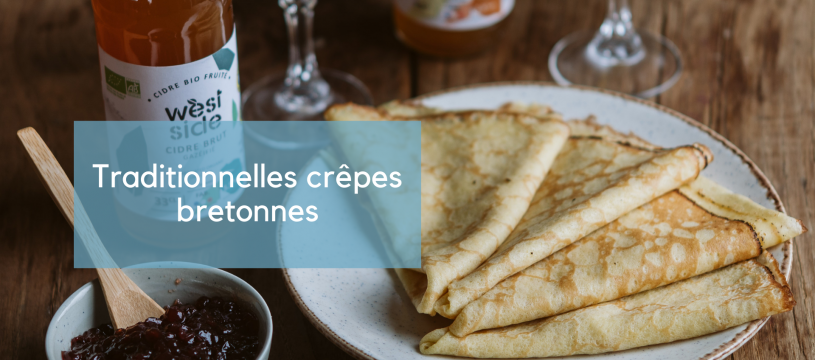 Traditionnelles crêpes bretonnes